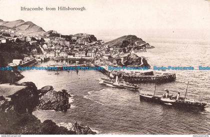 R673745 Ilfracombe From Hillsborough. The Ilfracombe Chronicle Series. 1921