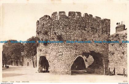 R679571 Tenby. The Five Arches. Photochrom