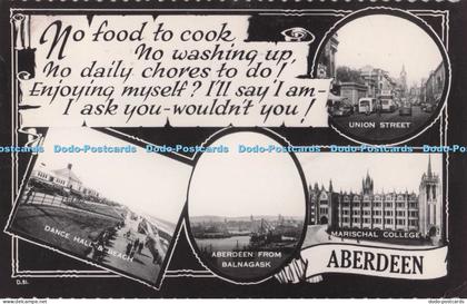 R698512 Aberdeen. Aberdeen From Balnagask. Valentine. RP. 1961. Multi View