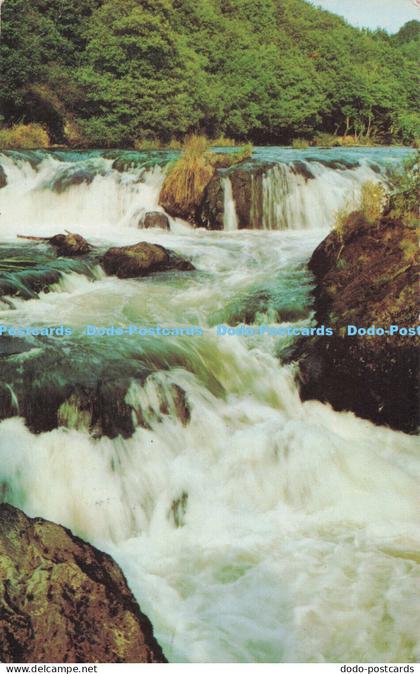 R706680 Cardiganshire. Cenarth. Salmon Leap Falls. J. Arthur Dixon. 1971