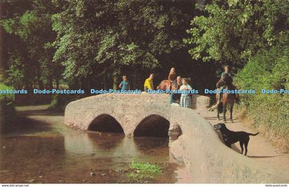 R725512 Dunster The Pack Horse Bridge Postcard