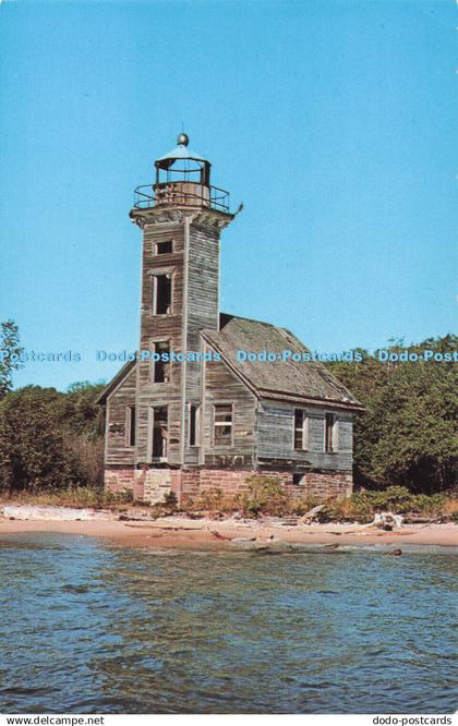 R725543 Michigan Munising Abandoned Grand Island Lighthouse On Grand Island In M