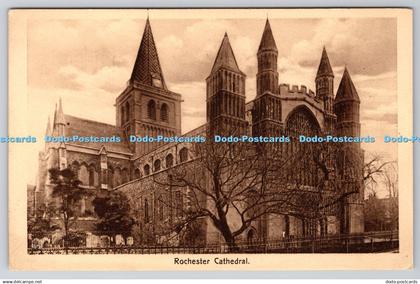 R738234 Rochester Cathedral Tuck Sepia Series Rochester and Chatham No 2038