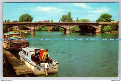 R744955 Staines Bridge and River Thames