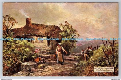 R748339 Picturesque Dartmoor Old Cottage Dartmoor Tuck Oilette Ser III 7693