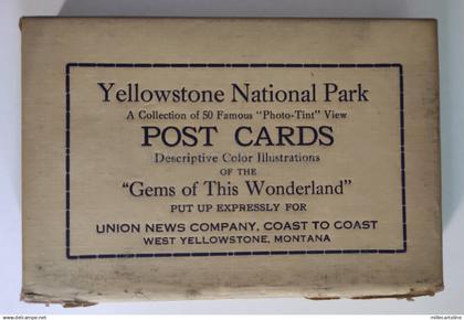 YELLOWSTONE NATIONAL PARK - 69 Postcards