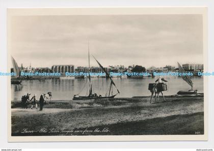 C009461 Luxor. The Luxor Temple Seen from the Nile. Lehnert and Landrock