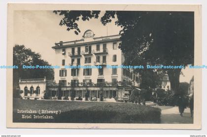 C010960 Interlaken. Hoheweg. Hotel Interlaken. Brugger. 1934