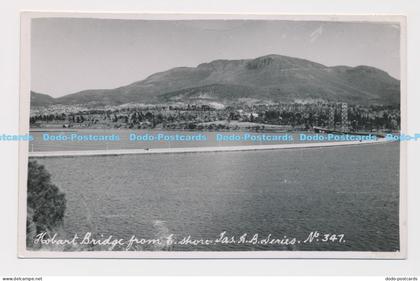 C017323 Hobart Bridge From E. Shore. A. B. Series. No. 347