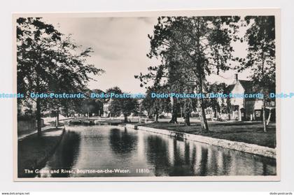 C019241 Bourton on the Water. The Green and River. J. Salmon. RP