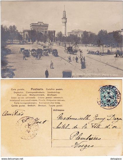 CONSTANTINOPOLI - CONSTANTINOPLE - TURCHIA - TURKEY - VIAGG. 1906 -16475-