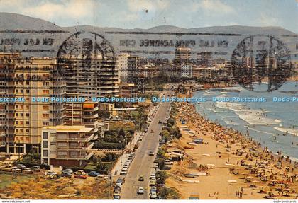 D010419 1981. Benicasim. Castellon. Beach. Valeriano Jimenez Mateos