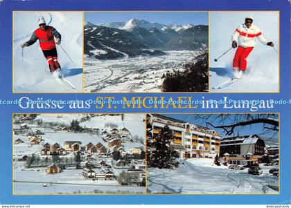 D011217 Grusse aus St. Michael im Lungau. Multi view. F. Hruby. 1993