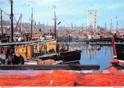 D024583 Buckie Harbour and Town. Banffshire. Dixon