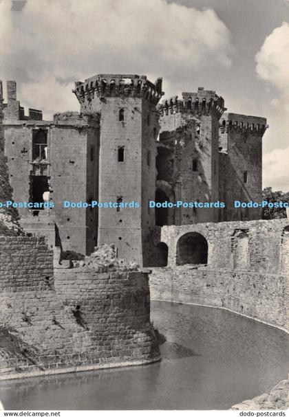 D027654 Raglan Castle. Monmouthshire. Moat and Gatehouse from the South east. Mi