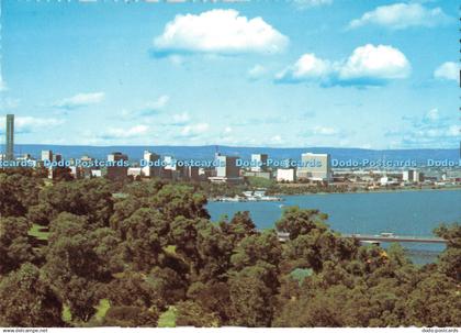 D032789 W. A. Perth. View of Perth City and Swan River from look out tower. King