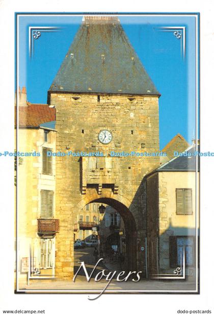 D033522 Noyers. 89. Noyers sur Serein. Yonne. La Porte Peinte ou porte dAvallon.