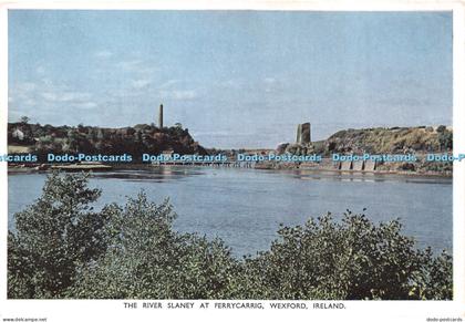 D037431 Ireland. Wexford. The River Slaney at Ferrycarrig. Irish Printers. P. C.