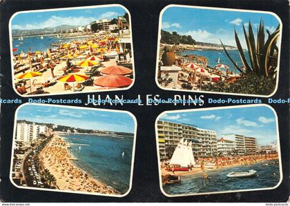 D041456 Juan Les Pins. Alpes Maritimes. Souvenir de Juan Les Pins. Montluet. Ita