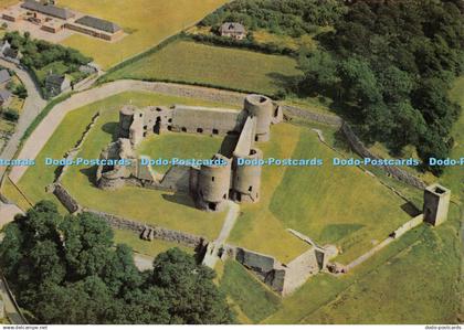 D046211 Flintshire. Rhuddlan Castle. Air View From North West. Ministry of Publi