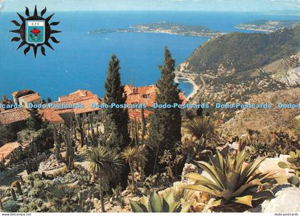 D057926 1001. Eze Village. Cote dAzur. French Riviera. Jardin exotique et vieux