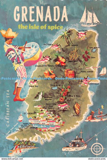 D099443 Grenada The Isle of Spice. Y. De Lima. Dexter Press