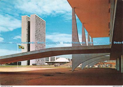 D100392 Brasil Turistico. 01. Brasilia. D. F. Brasil. Edificio do Congresso. Mer