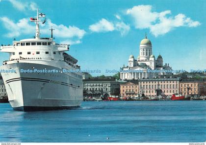 D101962 Helsinki Helsingfors Suomi Finland. M. S. Finlandia in South Harbour the