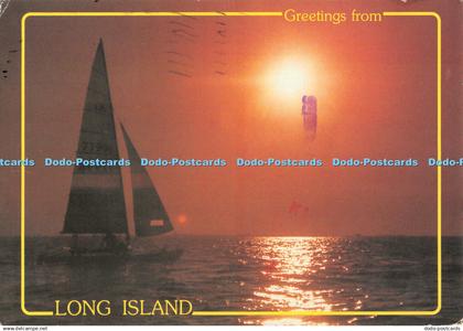 D103173 Greetings from Long Island. Sailing is great on Long Island. Young Enter