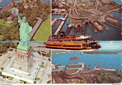 D103174 Famous Staten Island Ferry. Manhattan Post Card Pub. Dexter Press. 1978.