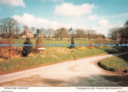 D119707 Springtime in Beelsby. Lincolnshire North. Lincolnshire South and Humber