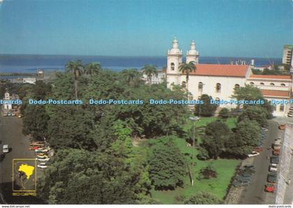 D120857 Brasil Manaus Am Vista parcial com Praca da Matriz Edicard 1991