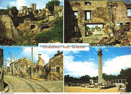 D170660 Oradour Sur Glane. L Eglise. Greff. Multi View