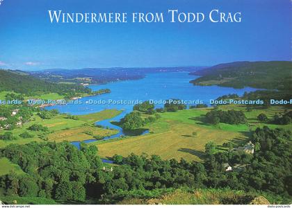 D175438 Windermere from Todd Crag. The Head of Windermere. from Loughrigg Fell.