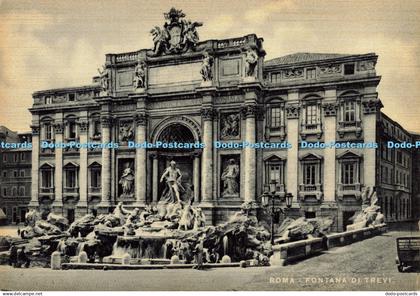 D190800 Roma. Fontana di Trevi. Fontana of Trevi. Cesare Capello. Milano