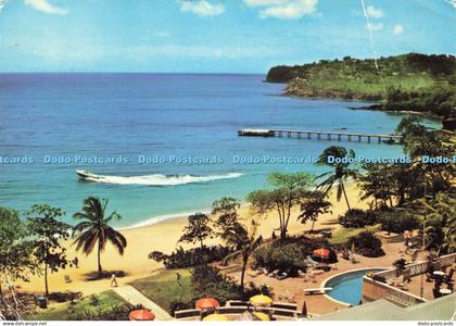 D191095 WestIndies. Castries. St. Lucia. La Toc Bay from Hotel. Cunard Trafalgar