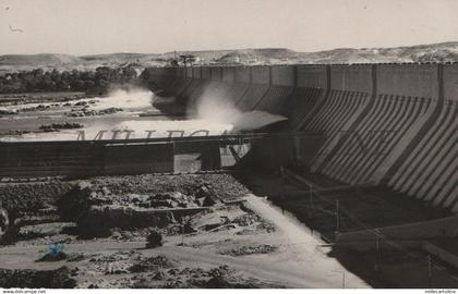 EGYPT - Assuan Aswan, Dam, Real Photo Postcard 1956