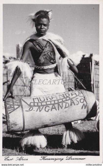 KENYA - Karamajong Drummer - Photo Postcard