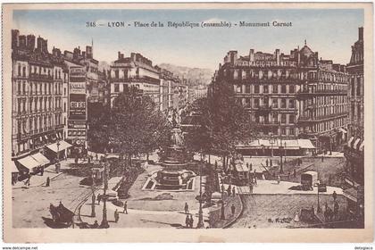 LIONE - LYON - FRANCIA - FRANCE - PLACE DE LA REPUBLIQUE -66361-