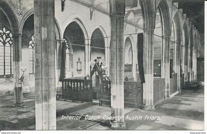 PC02545 Interior. Dutch Church. Austin Friars