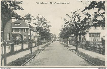 PC33678 Winschoten. Mr. Moddermanstraat. Frans H. Koops. 1937