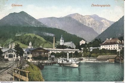 PC38638 Ebensee. Landungsplatz. F. E. Brandt. B. Hopkins