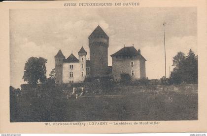 PC52041 Environs d Annecy. Lovagny. Le Chateau de Montrottier. No 315