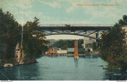 PC52284 Wolfe Street Bridge. Sherbrooke. P. Q. Valentine