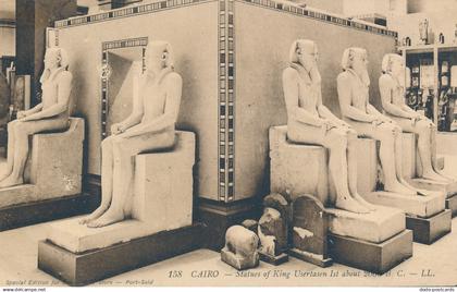 PC52792 Cairo. Statues of King Usertasen Ist. LL. No 158