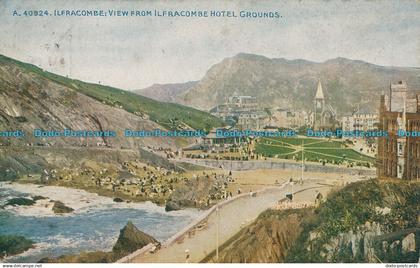 R003438 Ilfracombe. View from Ilfracombe Hotel Grounds. Photochrom. Celesque. No