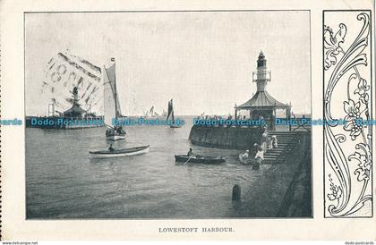 R004309 Lowestoft Harbour. 1904