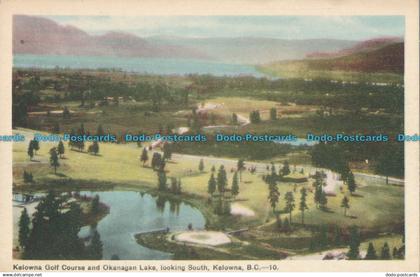 R008934 Kelowna Golf Course and Okanagan Lake Looking South. Kelowna. Photogelat