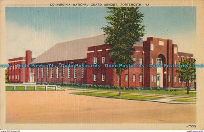 R010954 Virginia. National Guard Armory. Portsmouth. Va. G. Ennis paper