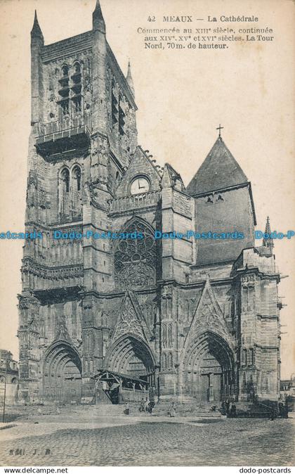 R015268 Meaux. La Cathedrale. J. Bourgogne